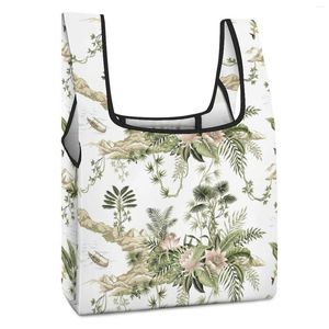 Sacs de courses à motif personnalisé pour femmes, sacs à main alimentaires pliables, grand sac à main en tissu uni, sac étanche, réutilisable, voyage, épicerie