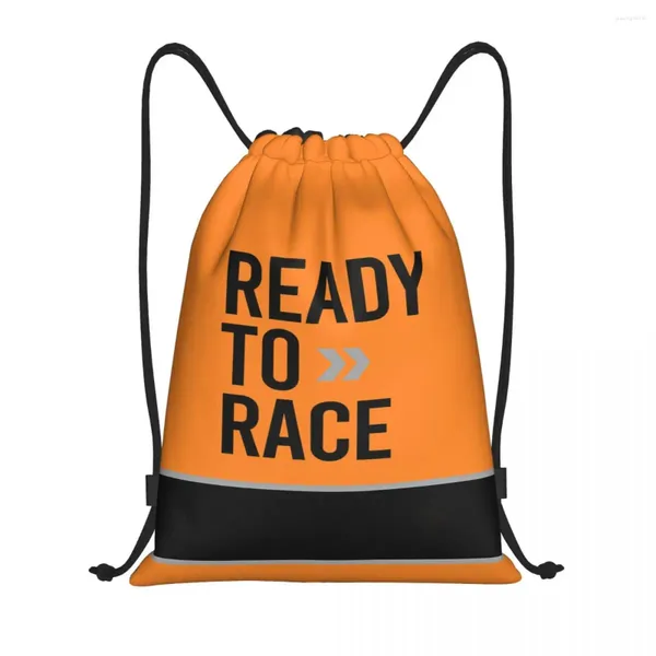 Bolsas de compras personalizadas listas para correr con cordón para mochilas de yoga para mujeres Racing Sport Sport Motorcycle Rider Sports Gym Sackpack