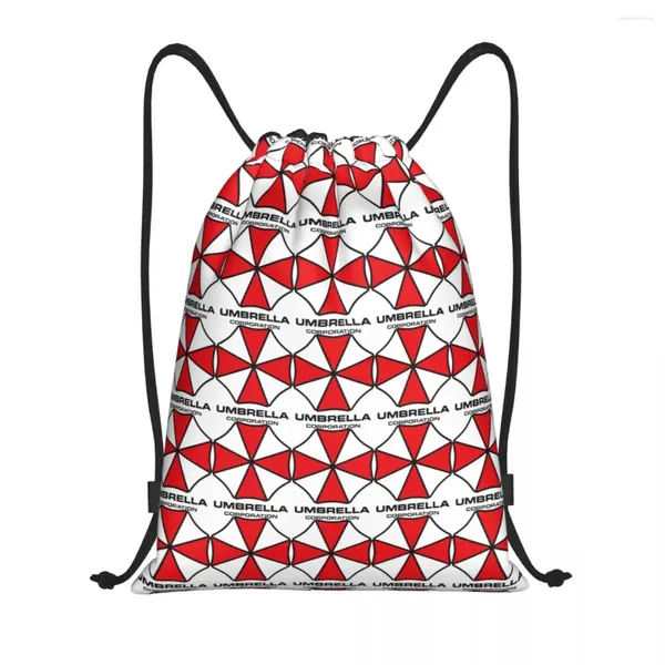 Bolsas de compras para sombrillas personalizadas corporaciones de dibujo para entrenar mochilas de yoga