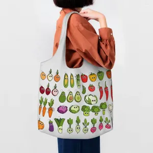 Sacs de courses en toile pour aliments sains, fourre-tout de recyclage de fruits et légumes, sacs d'épicerie à bandoulière