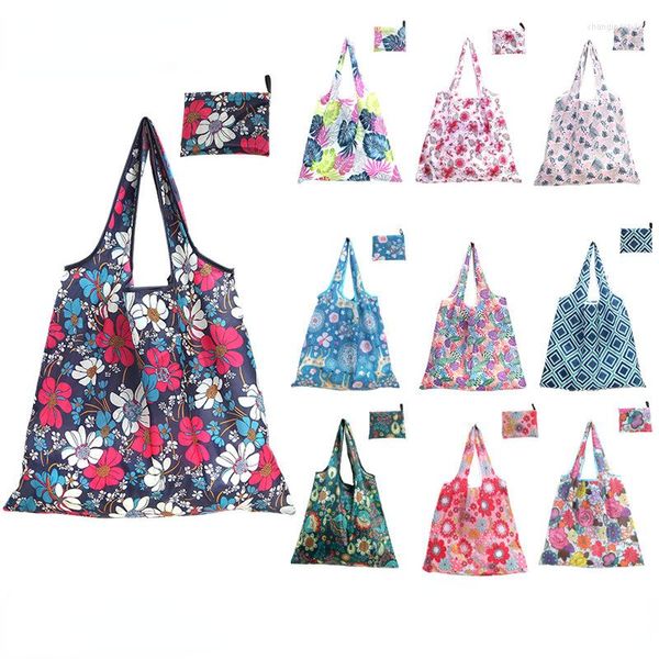 Sacs à provisions sac pliable grande nourriture réutilisable Eco pour épicerie stockage de jouets de plage pochette fourre-tout à bandoulière pour femmes