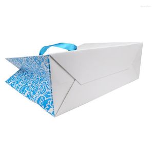 Bolsa de papel de arte personalizada de llegada de muestra gratuita de bolsos de compras para embalaje de juguetes con diseño