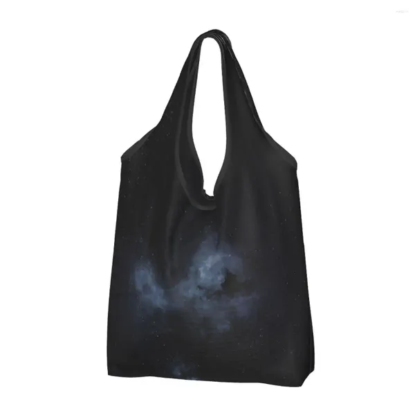 Sacs de courses Galaxy Star Night, sac à bandoulière décontracté pour femmes, fourre-tout de grande capacité, sacs à main pliables de rangement portables