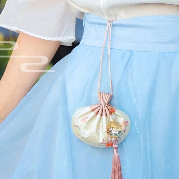 Bolsas de compras Bolsa para el cabello Paquete con cordón para niños Almacenamiento de joyas de bolsillo Bolsa de estilo chino Llevar bolsita Han Paño