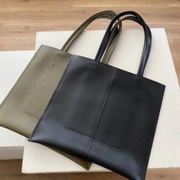 Boodschappentassen Handtas voor dames Materiaal van rundleer met eenvoudige stijl Grote tas van mama