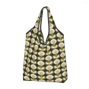 Boodschappentassen Groot Herbruikbaar Orla Kiely Kruidenier Recycle Opvouwbaar Eenvoud Tote Bag Wasbaar Lichtgewicht