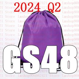 Sacs à provisions Dernier 2024 Q2 GS48 Style GS 48 Pocket et tirez sur le sac à main du sac à corde gratuit