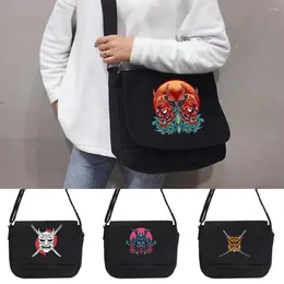 Boodschappentassen Messenger Bag Damesmode Versie Postman Case Monster Print Organizer Pack Japanse stijl canvas schoudertas Crossbody