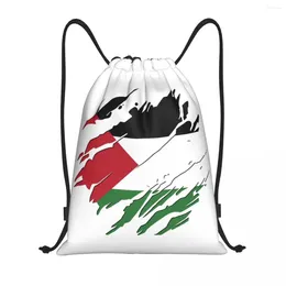 Sacs à provisions Palestine toujours sac à cordon hommes femmes femmes pliables gymnase sportive Sackpack Palestinien Backpacks