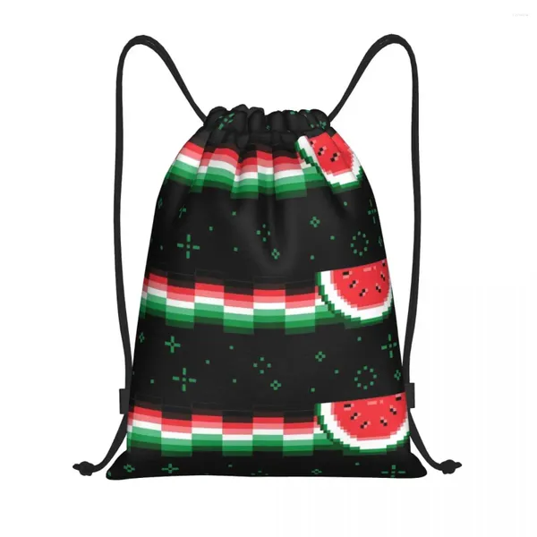 Bolsas de compras palestina palestina mochila mochila Sports Gym Gym Bag Sucilla Sackpack para ejercicio