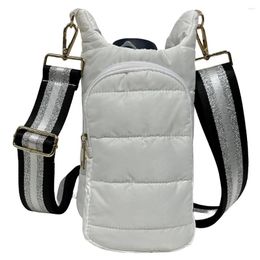 Sacs de courses Porte-bouteille d'eau Puffer Portable Sac à bandoulière rembourré en plein air Hydrobags Porte-sangle large réglable