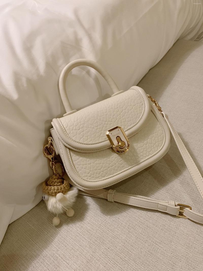 Shopping Bags South Wind Chio2nd White Moonlight Female Summer 2023 Senior Texture Handbag Oblique Body