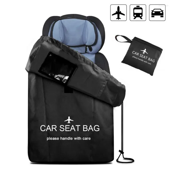 Sacs à provisions standard ou double / double poussette de porte-cheminée Sac à carreaux xl voyage pliable pour les voyages en voiture de l'aéroport