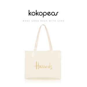 Boodschappentassen Zomer PVC Strandhandtas Duurzaam Waterdicht Dames Tote Bag Herbruikbaar Milieuvriendelijk Londen Schouder Shopper Portemonnee 230901