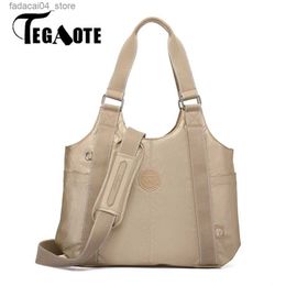 Сумки для покупок TEGAOTE Женская сумка через плечо Женские дизайнерские сумки для женщин Универсальная сумка для покупок Tassen Dames через плечо сумка основная Bolsa Q240118