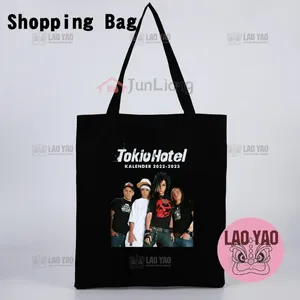 Bolsas de compras Tokyo El German Alternative Rock Emo Punk Band 90's Retro Hip Hop Street Bag