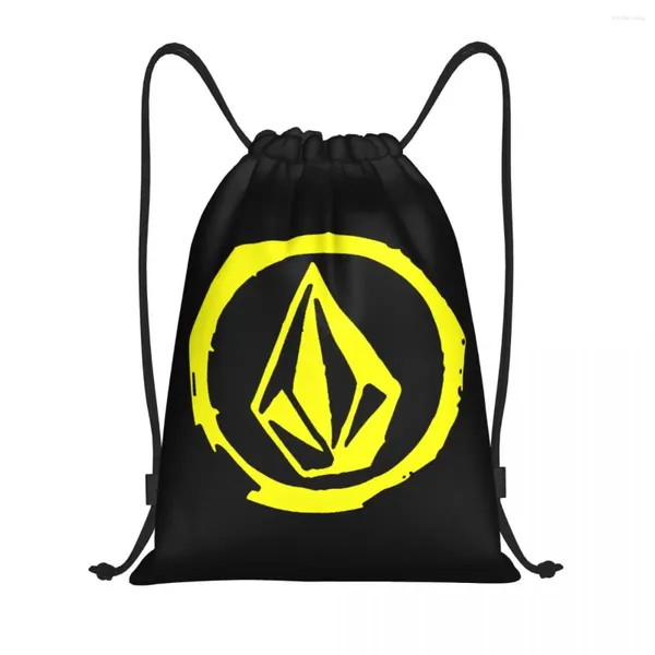 Bolsas de compras Volcoms Skate Drawtring Backpack Sports Gym Bols