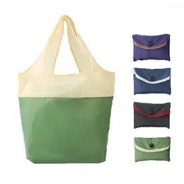 Boodschappentassen Waterdichte stoffen tas Supermarktopslag Tote Pouch Opvouwbare Eco-schouderhandtas