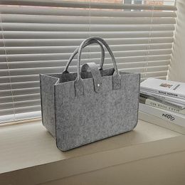 Bolso de compras para mujeres 2023 Gran capacidad de moda abierta Diseñador de fieltro Tote Tote Bag Shop Online China 240423