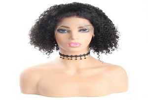 Bob Bob Curly Wigs Deep Curly Bob Wig Short Wig Indian Indien Coiffure bouclée Humane Lace Lace Brésilien Brésilien Human Hair Wigs9400887