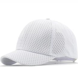 Korte Rand Cap Katoen Baseball Caps Voor Mannen Vrouwen Hip Hop Ademend Vader Mesh Hoeden Mode Hoed Trucker Drop 240111