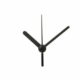Manecillas de reloj cortas, mecanismo de reloj DIY negro para pared, reloj pequeño, escritorio de oficina, dormitorio, decoración de alarma para niños
