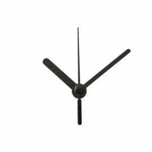 Aiguilles d'horloge courtes noires, mécanisme d'horloge à faire soi-même pour petite montre murale, bureau, chambre à coucher, décoration d'alarme pour enfants