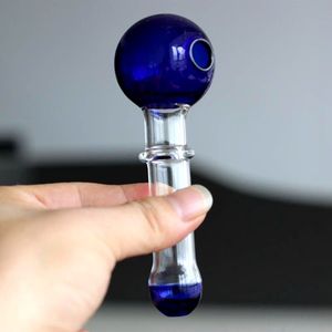 Mini gekleurde glazen rookgreep pijpen Olie brander Dab Rigs voor waterpijpen Hookahs tabak accessoires