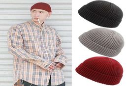 Bravo Domed Rogue Men039s Han Tricoting Cold Melon Skin Yuppie Women039s Hip Hop Sweater Hat4388606