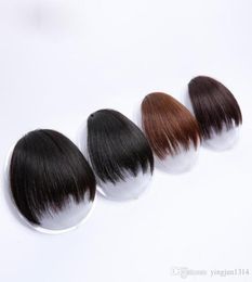 Korte nep haar pony hittebestendige synthetische haarstukken clip in haarextensions voor vrouwelijke pony -kapsels6135675