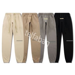 Pantalons de créateurs pour hommes courts vêtements essclothing Pantoufle couleur unie pantalons de survêtement noir et blanc pour hommes femmes Jogger essen sweat à capuche ensemble