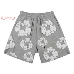 Korte set heren shorts ontwerper bloemen grafische afbeelding Harajuku oversized shorts vrouw casual print hoogwaardige streetwear hiphop katoenen heren zwemmen kort 9d9