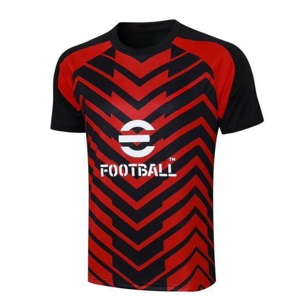 Uniforme de football à manches courtes 2023 2024 Camisetas Kit de maillot de football costume 23 24 AC Maillots de football Uniforme d'entraînement Kits Chemise de football Hommes Kit Jersey Set