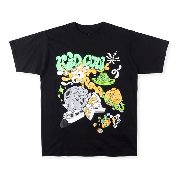 T-shirt met korte mouwen Tee Zwart Wit Cartoon Print 11 Hoge kwaliteit T-shirts Hip Hop Oversize T-shirts Tee