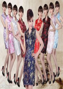 CHEONGSAM QIPAO STIPA V COLLAR VESTIVO DE COLAR COLAR COLAR COLLAR VESTIVO DE MUJERES DE MUJERES DE SILGA FAUX 9 COLOR6885852