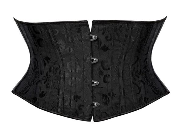 Clip à taille courte 24 acier corset bustier lingerie corset et taille Cincher bustiers top workout Plus taille lingerie xs 3xl 2205247531715