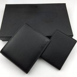 Portefeuille court pour hommes cadeau d'anniversaire portefeuille à rabat motif litchi en cuir remise la plus basse 74974 disponible