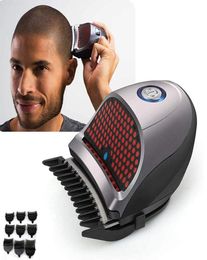 , Snelkoppeling zelfhaar kit Clippers Bald Head Clipper, draadloze oplaadbare haren Cutter Shaving Machine met 9 Combs8600280