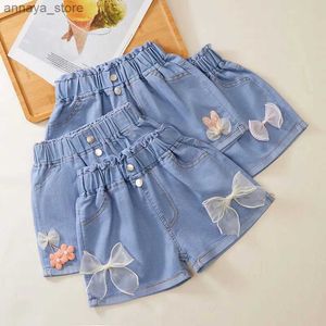 Short 1pcs enfants bébé été cool cool mignon vêtements denim village short pantalon jeans vêtements enfants filles pantalon court décontracté bébé bassl2403