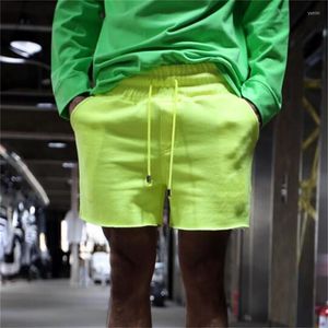 Shorts 2022 Koreaanse heren zomer fluorescerend lint flash mode rechte sportstrandbroek groot