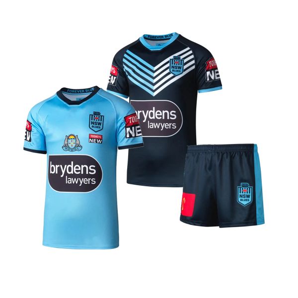Shorts 2022 NSW Blues State of Origin Rugby Jersey Captains Run Jersey Shorts