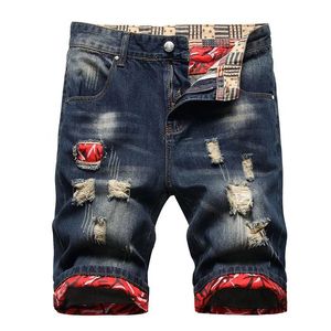 Shorts 2023 Nieuwe Mode Heren Gescheurde Korte Jeans Merk Kleding Bermuda Zomer Katoenen Shorts Ademende Denim Shorts Mannelijke Maat 2842