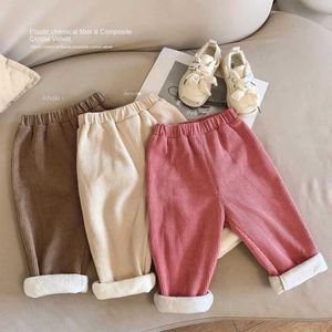 Shorts 2023 Hiver Childrens Baby Soft Candy pantalon Pantalon Fashion Girl Pantal