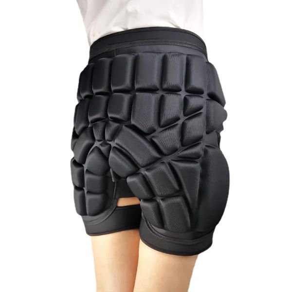 Pantalones cortos de protección acolchada 3D almohadilla de cadera ligera para el patinaje transpirable patinaje patinata protector shild shorts niños adultos