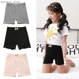 Pantalones cortos 3pc de verano para niñas pantalones cortos de algodón de seguridad de algodón ropa de ropa para niñas cortos pantalones de playa para niñas de niñas cortas para 3-12 años2403