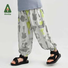 Shorts Amila 2024 Été nouveau pantalon bébé respirant et confortable pour enfants de haute qualité pantalon imprime