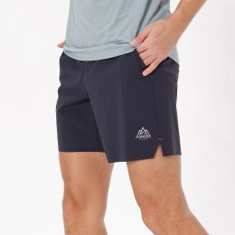 Pantalones cortos AONIJIE FM5119 hombre pantalones cortos deportivos de secado rápido bóxer con cintura elástica con bolsillo lateral para correr diario ejercicio de gimnasio