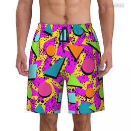 Pantalones de shorts Classic Awful 90S Neon Cute Hawaii Swim Trunks cómodo Running Surf Sur Sall Sall Beach