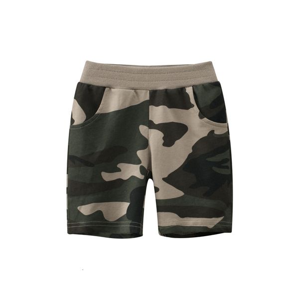 Pantalones cortos para niños y niñas, ropa de verano, pantalones cortos de camuflaje a la moda para niños, ropa de playa fina, cintura elástica para niños 230510