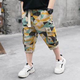 Shorts Camouflage Shorts Jongen Zomer Toevallige Katoen Kinderen Korte Broek Kinderen Broeken voor Tiener 110-170 230617